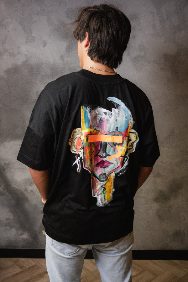 HANDPAINTED T-SHIRT MAIJARD SMASHBURGERS X STEVEN BLANCO